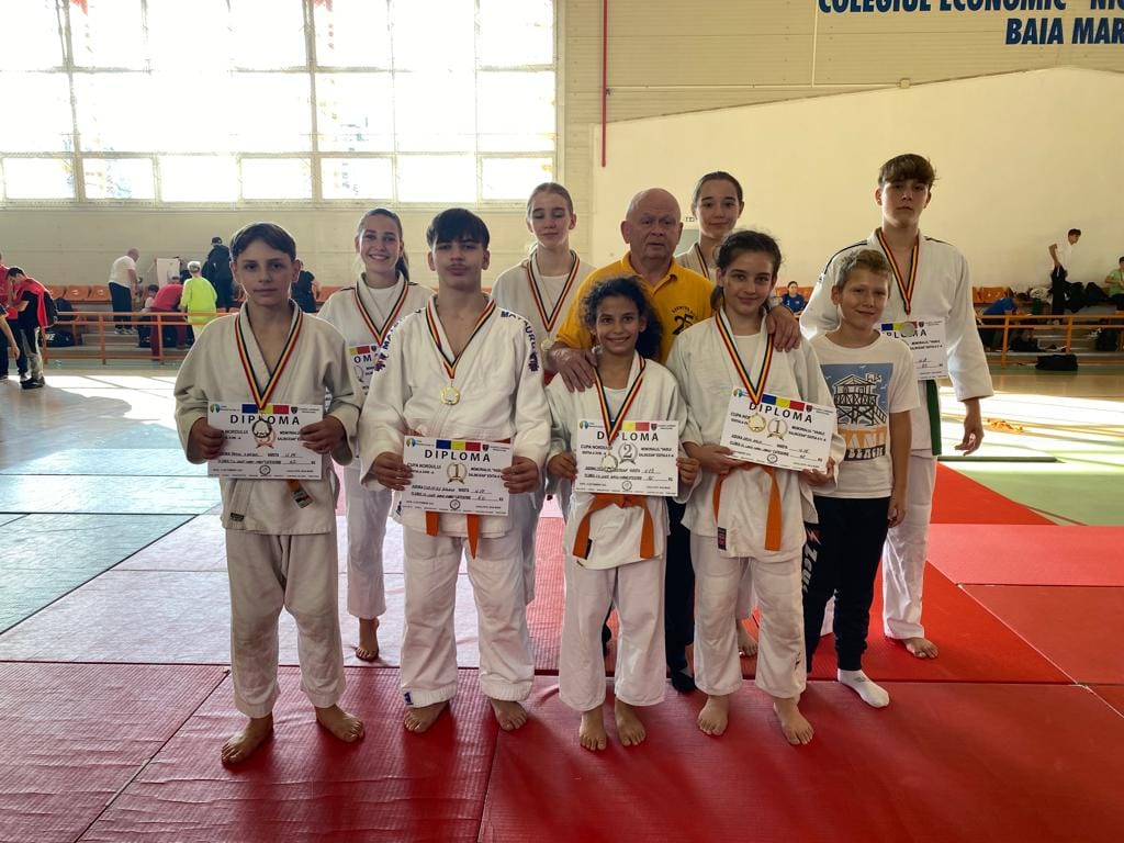 Cinci medalii de aur pentru judoka antrenorului Terely Mihály la Baia Mare